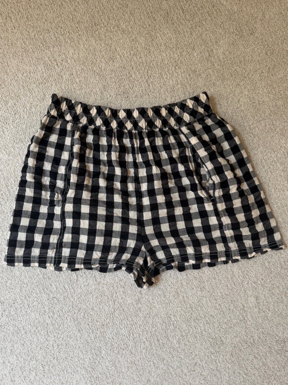 Free People Gingham Shorts - Picture 3 of 5